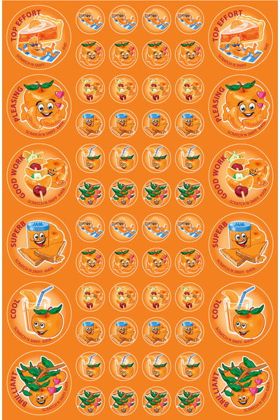 ScentSations Mandarin Stickers