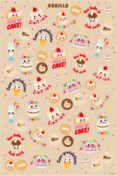 Vanilla - ScentSations "Scratch & Sniff" Merit Stickers (Pack of 150)