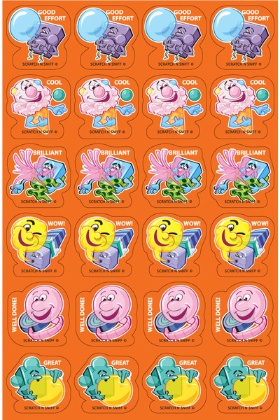 Bubblegum Shaped ScentSations Stickers (Previous Design)