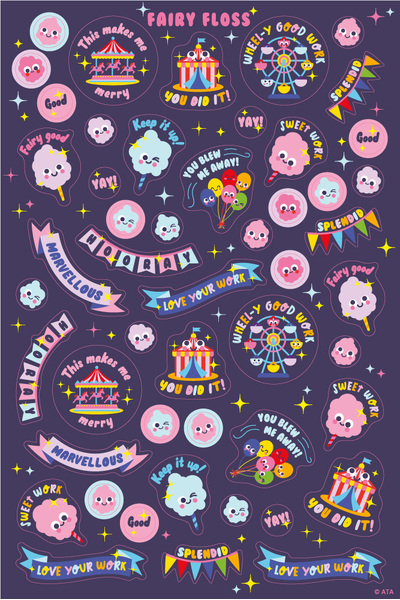 Fairy Floss - ScentSations "Scratch & Sniff" Merit Stickers (Pack of 150)