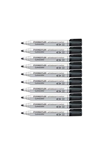 Staedtler - Lumocolor Whiteboard Markers (Box of 10): Black