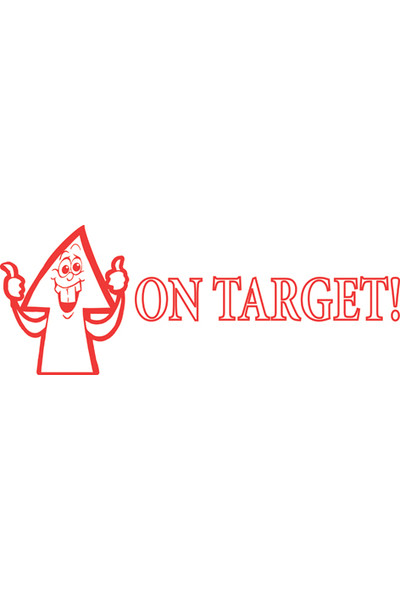 Shiny - Teacher Stamp: On Target (Red)