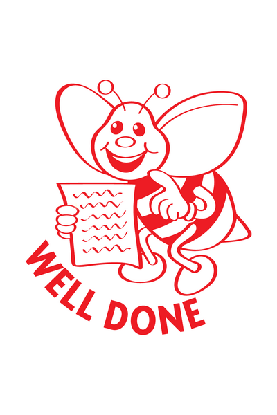 Well Done Bee Merit Stamp (Previous Design)