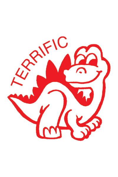 Terrific Dinosaur Merit Stamp (Previous Design)