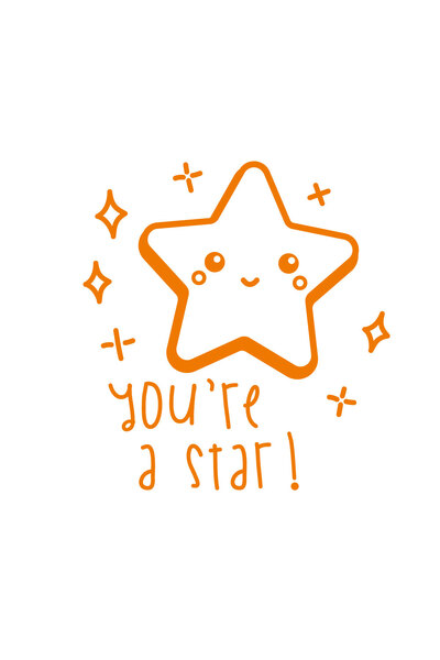 You're A Star - Merit Stamp