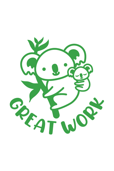 Great Work (Koala) - Merit Stamp