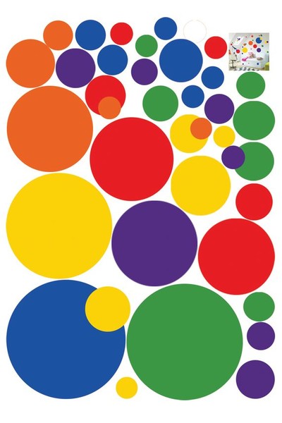Moveable Vinyl Dots - Pack of 35