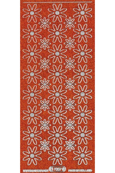 Stickers - Metallic Flowers