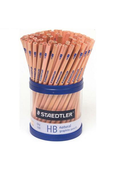 Staedtler Natural Graphite Pencils: HB - 100 Pack