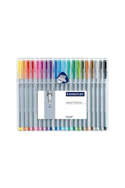 Staedtler Triplus Fineliner Pen - Pack of 20