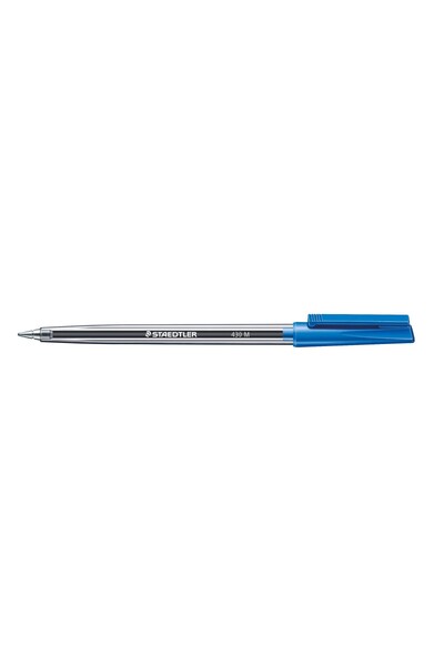 Staedtler Pen - Ballpoint Pen Stick 430: Medium Blue (Single)