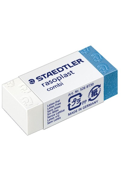 Staedtler Erasers - Duo Plastic 526 BT30 (Box of 30)