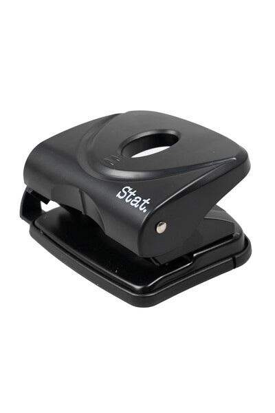 Stat Hole Punch - Large 2-Hole (30 Sheets): Plastic Black