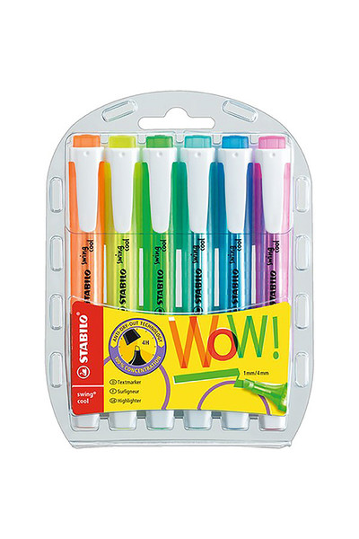 Stabilo Highlighters - Swing Cool: Assorted (Pack of 6)