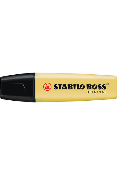 Stabilo Boss Highlighters - Pastel: Milky Yellow (Box of 10)
