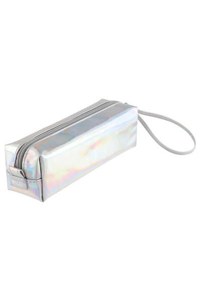 Stylex Rectangle Pencil Case (195x60x60) - Time to Shine: Glitter Silver