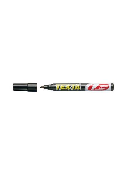 Texta Markers - B10 Permanent (Bullet): Black (Box of 10)