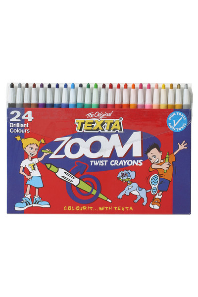 Texta Crayons - Zoom Twist: Pack of 24