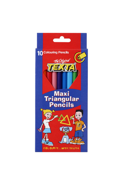Texta Coloured Pencil - Maxi (Pack of 10)
