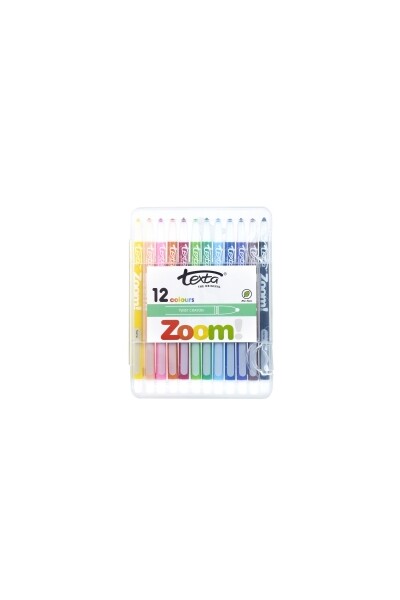 Texta Crayons - Zoom Twist: Hard Case (Pack of 12)