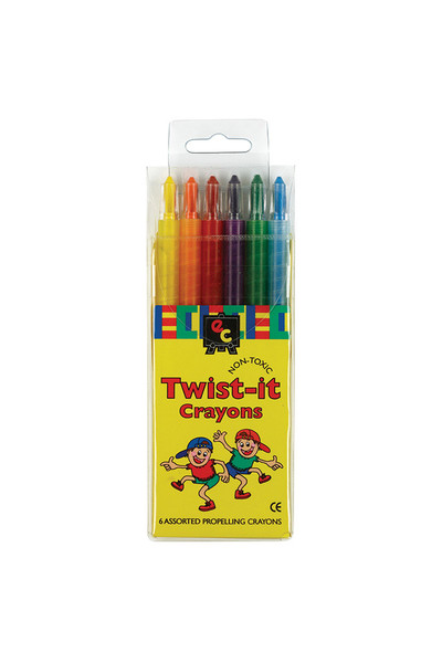 Twist-It Crayons Pk of 6