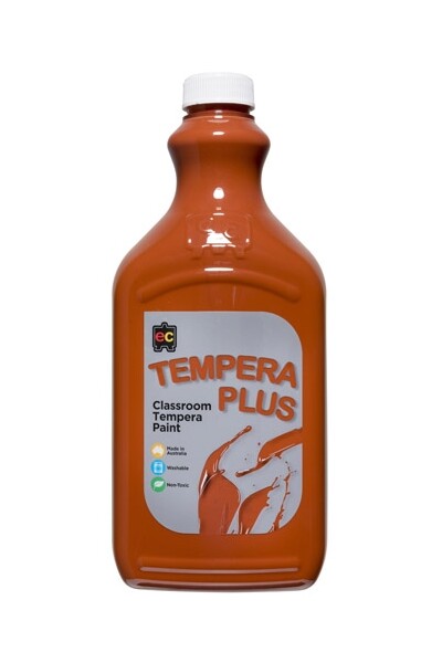 Tempera Plus Classroom Paint 2L - Brown