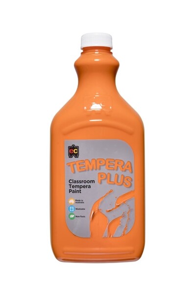 Tempera Plus Classroom Paint 2L - Orange