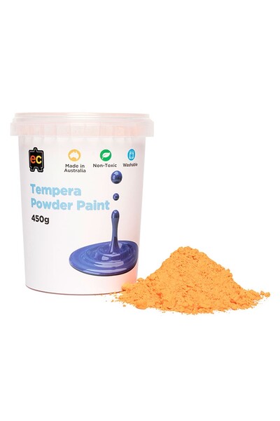 Tempera Powder 450gm - Orange