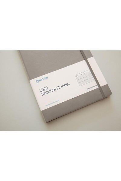 Each Day Diary - 2020 Teacher Planner: Warm Grey