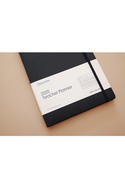 Each Day Diary - 2020 Teacher Planner: Navy