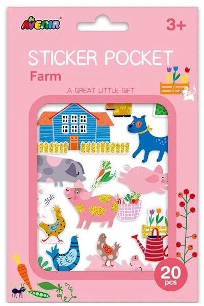 Avenir Sticker Pocket - Farm
