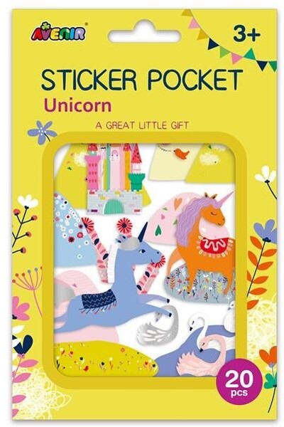 Avenir Sticker Pocket - Unicorn
