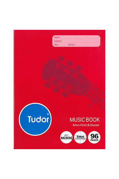 Tudor Music Book - 96 Pages (Pack of 10)