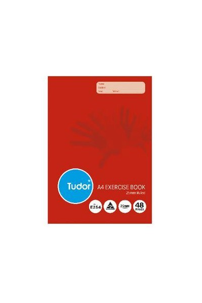 Tudor Exercise Book (A4) - 25mm Ruled: 48 Pages