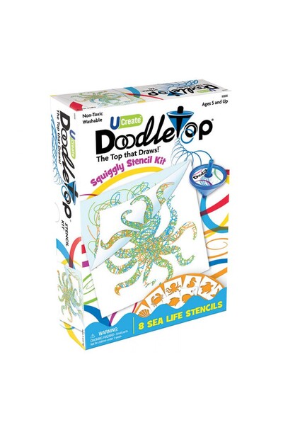 Doodletop - Sea Life Stencil Kit