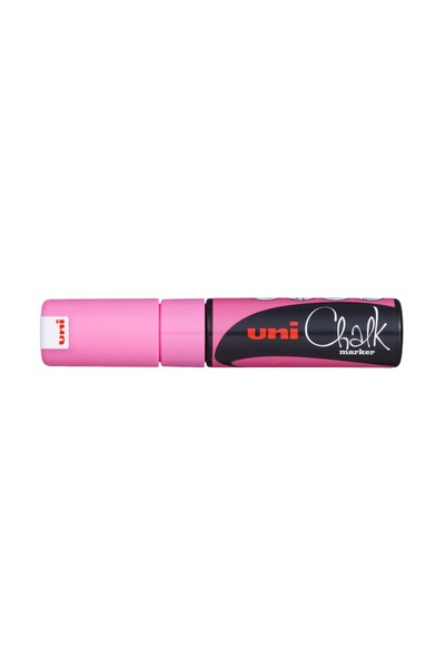 Uni-Ball Chalk Marker Chisel Tip 8mm - Fluoro Pink
