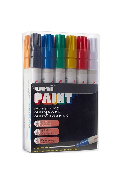 Uni-Ball Paint Marker PX-20 Medium Bullet Tip 2.8mm - Assorted (Box of 12)