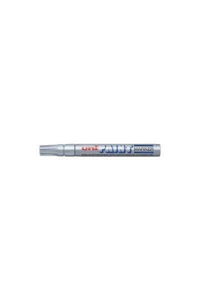 Uni-Ball Paint Marker PX-20 Medium Bullet Tip 2.8mm - Silver (Box of 12)