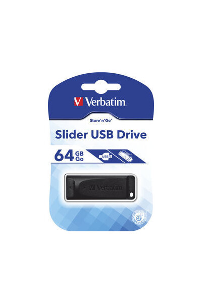 Verbatim USB - Store 'n' Go Slider 2.0: 64GB