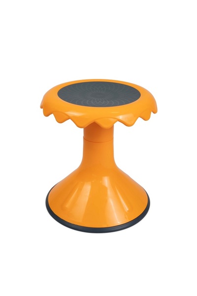 Creative Kids Sunflower Stool 370mm Height - Orange