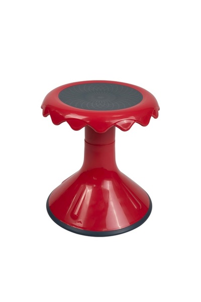 Creative Kids Sunflower Stool 370mm Height - Dark Red