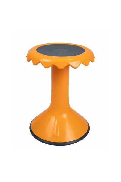 Creative Kids Sunflower Stool 450mm Height - Orange