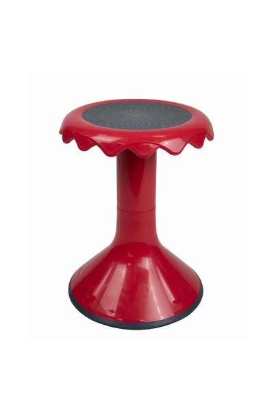 Creative Kids Sunflower Stool 450mm Height - Dark Red