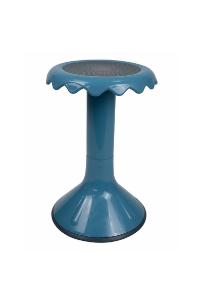 Creative Kids Sunflower Stool 520mm Height - Ocean Blue