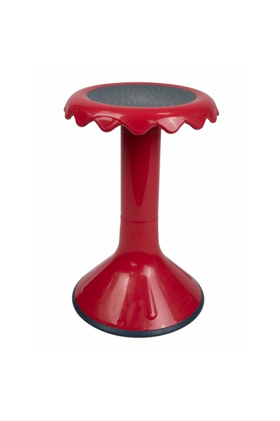 Creative Kids Sunflower Stool 520mm Height - Dark Red