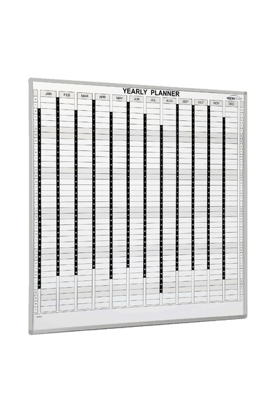 Visionchart Perpetual Planner Magnetic Whiteboard (1200 x 1200mm)