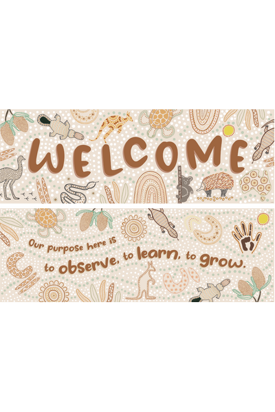 Country Connections - Large Welcome Banner Set