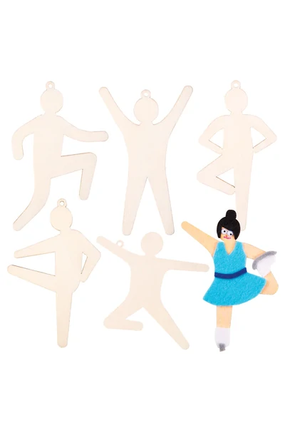 Wooden Active Figures Pack of 24