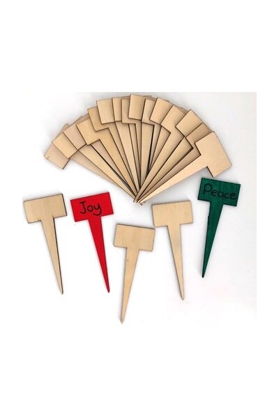Wood Mini Stake (Pack of 20)
