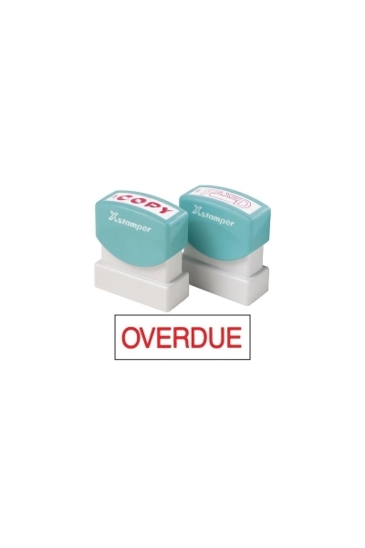 Xstamper - Overdue (Red)